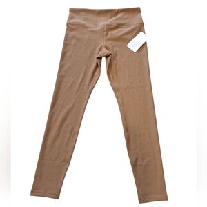 NWT Athleta Tan Elation Rib Tight Leggings L